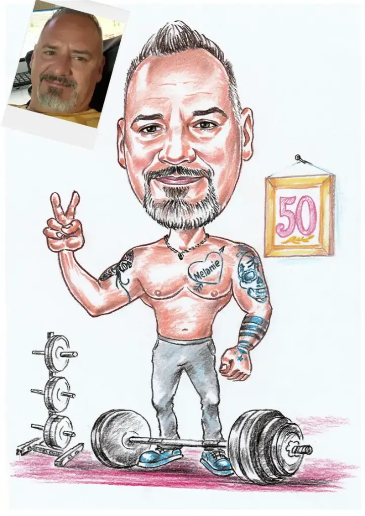 Ganzkörperkarikatur